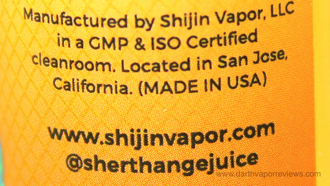 Shijin Vapor SherThang Label